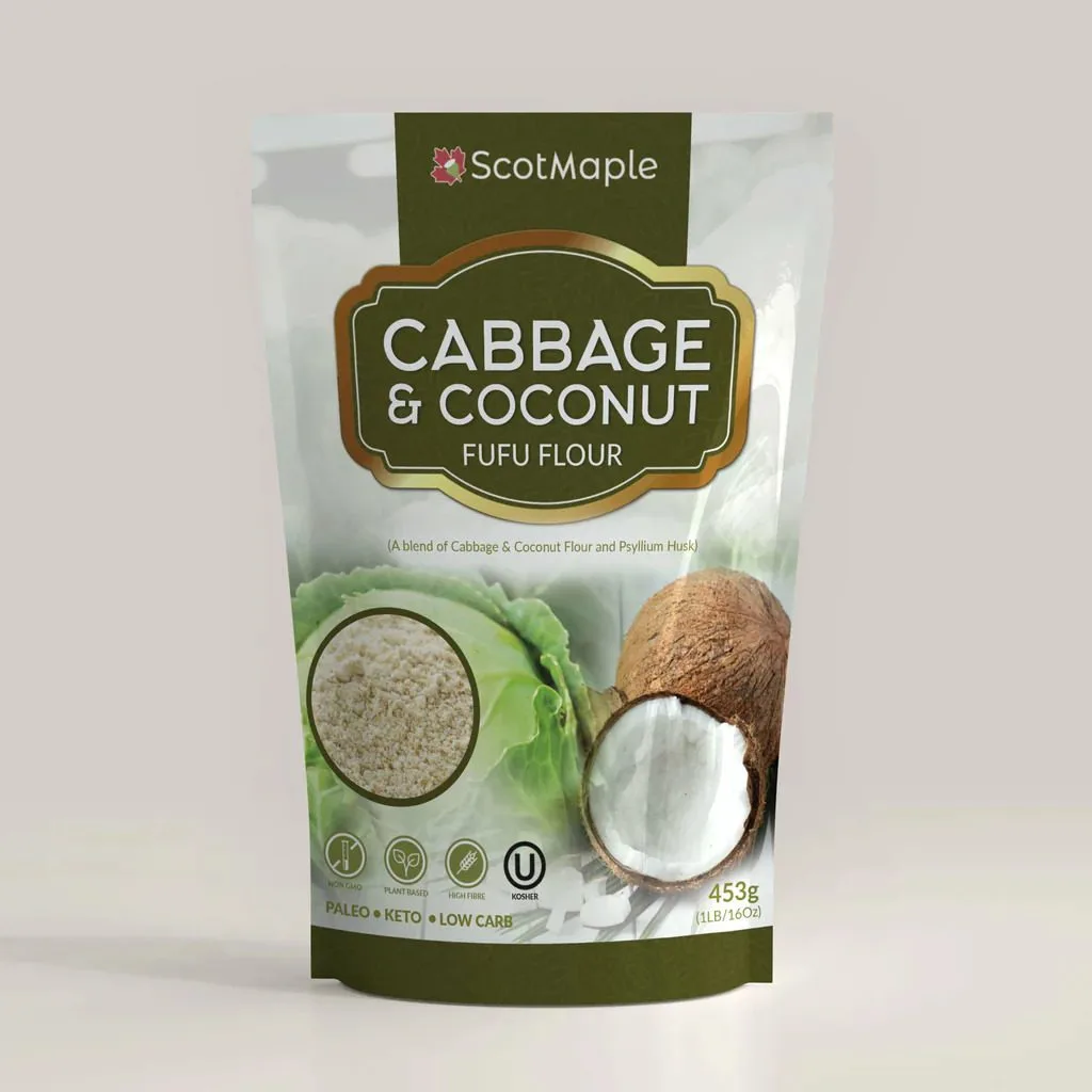 ScotMaple Cabbage & Coconut Fufu Flour