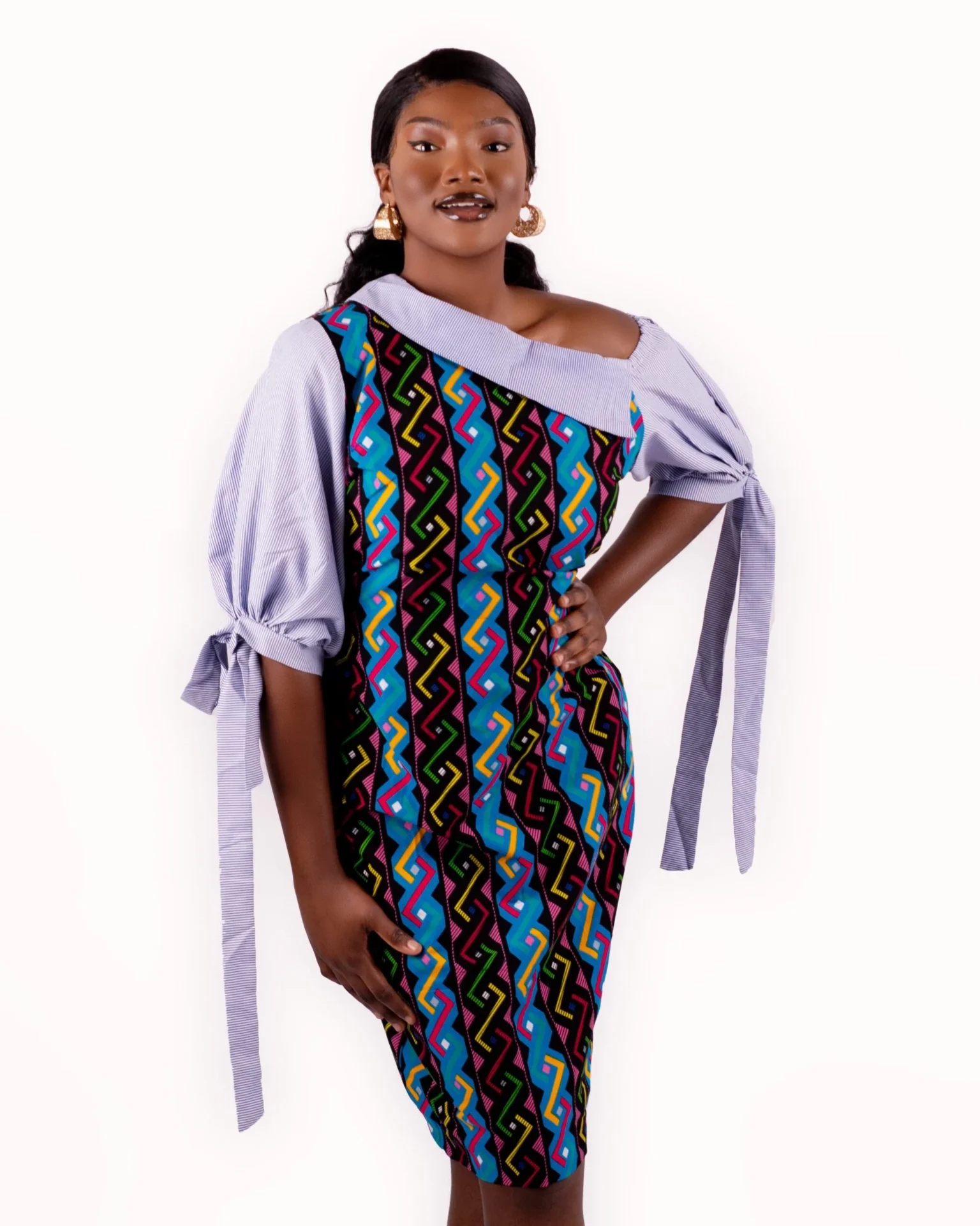 Cotton print dress