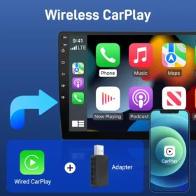 kf S869ae6bd0c3f4b0f93c5b85b69b33873o Carplay Android Auto Wireless Adapter for Toyota Mazda Nissan Camry Suzuki Subaru Citroen Audi Mercedes Kia