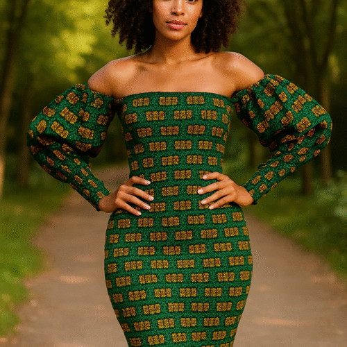 Green Amara Dress (One Size)