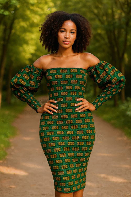 Green Amara Dress (One Size)