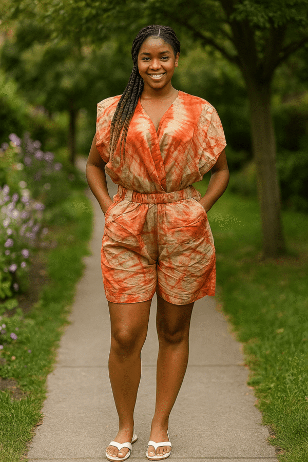 Latosha silk two piece