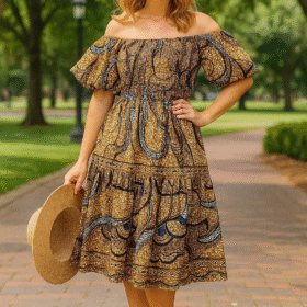 Tonia Dress (Fits Small- Large)