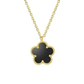 18K Gold Plated Stainless Steel "Flower" Necklace